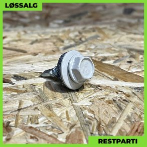 Skrue til stlse - 4,8x19 mm - Farmer - RAL 7044 Lysegr - 250 stk.