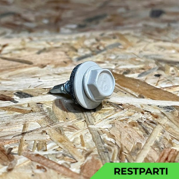 Skrue til stlse - 4,8x19 mm - Farmer - RAL 7044 Lysegr - 250 stk.