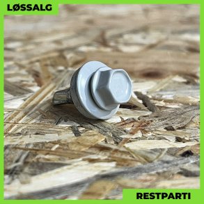 Skrue til stlse - 4,8x19 mm - Farmer - RAL 7038 Lysegr - 100 stk.