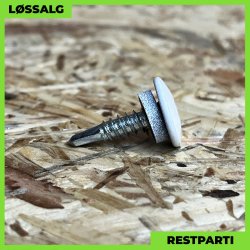 Skrue til stlse - 4,8x19 mm - Torx - RAL 9010 Hvid - 100 stk.