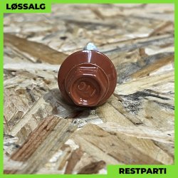 Montageskrue - 4,8x35 mm - Farmer - RAL 8004 Teglrd - 250 stk.