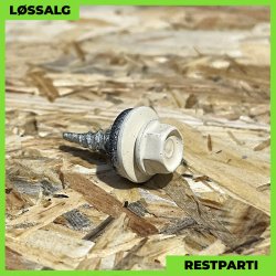 Overlapskrue - 4,8x20 mm - Farmer - RAL 1015 Beige - 250 stk.