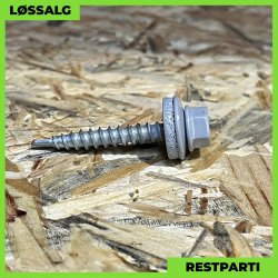 Montageskrue - 4,8x35 mm - Farmer - RAL 7040 Lysegr - 250 stk.