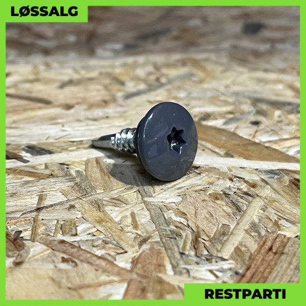 Skrue til stlse - 4,8x19 mm - TTAP Torx - RAL 7024 Grafitgr - 100 stk.