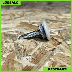 Skrue til stlse - 4,8x19 mm - TTAP Torx - RAL 7044 Lysegr - 100 stk.