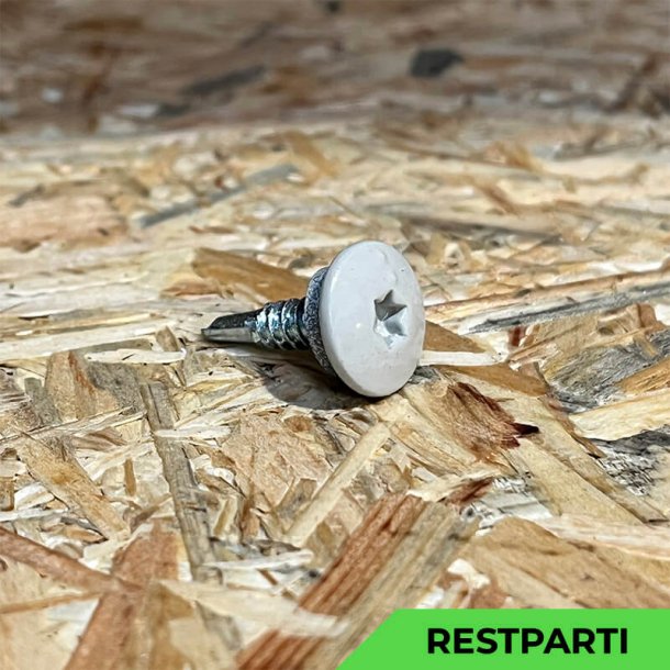 Skrue til stlse - 4,8x19 mm - TTAP Torx - RAL 7044 Lysegr - 100 stk.