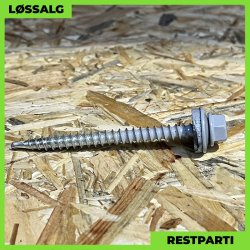 Montageskrue - 4,8x60 mm - Farmer - RAL 7040 Lysegr - 100 stk.