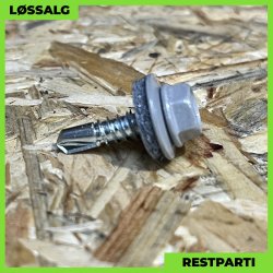 Skrue til stlse - 4,8x19 mm - Farmer - RAL 9006 Silver - 250 stk.