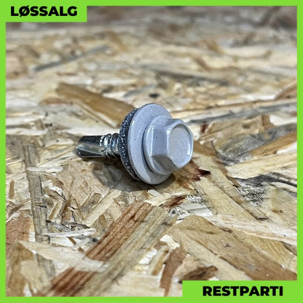 Skrue til stlse - 4,8x19 mm - Farmer - RAL 9006 Silver - 250 stk.