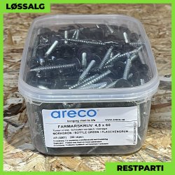 Montageskrue - 4,8x60 mm - Farmer - RAL 6007 Grn - 200 stk.