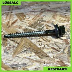 Montageskrue - 4,8x60 mm - Farmer - RAL 6007 Grn - 200 stk.