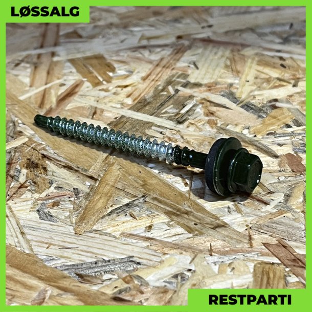 Montageskrue - 4,8x60 mm - Farmer - RAL 6007 Grn - 200 stk.