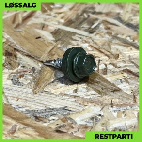 Overlapskrue - 4,8x20 mm - Farmer - RAL 6020 Grn - 250 stk.