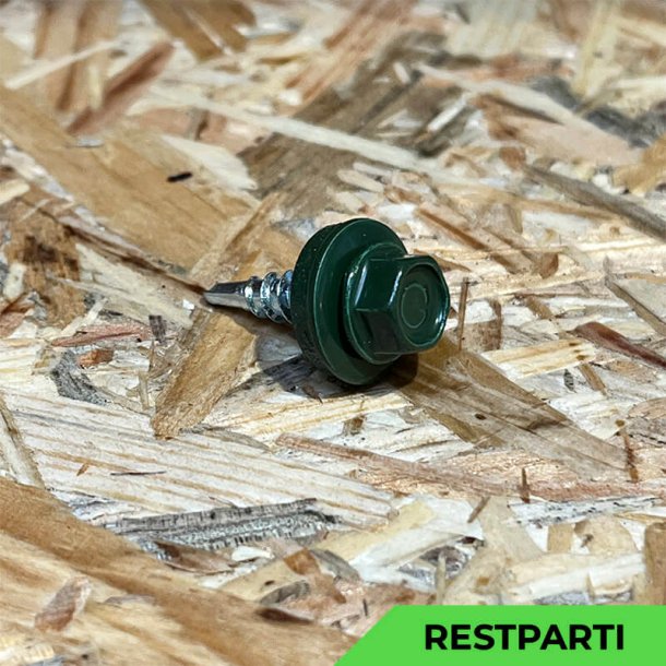 Overlapskrue - 4,8x20 mm - Farmer - RAL 6020 Grn - 250 stk.