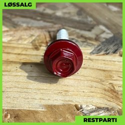 Montageskrue - 4,8x35 mm - Farmer - RAL 3011 Rd - 250 stk.