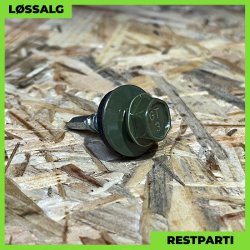 Skrue til stlse - 4,8x19 mm - Farmer - RAL 6003 Olivengrn - 250 stk.