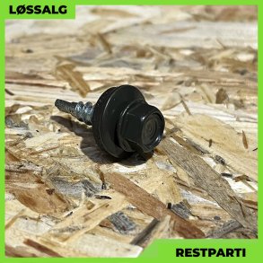 Overlapskrue - 4,8x20 mm - Farmer - RAL 6015 Mrkegrn - 250 stk.