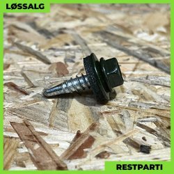 Skrue til stlse - 4,8x19 mm - Farmer - RAL 6007 Mrkegrn - 250 stk.