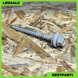 Montageskrue - 4,8x60 mm - Farmer - RAL 7038 Lysegr - 100 stk.