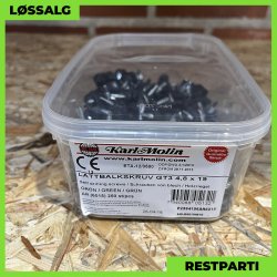 Skrue til stlse - 4,8x19 mm - Farmer - RAL 6015 Mrkegrn - 250 stk.