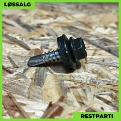 Skrue til stlse - 4,8x19 mm - Farmer - RAL 6015 Mrkegrn - 250 stk.