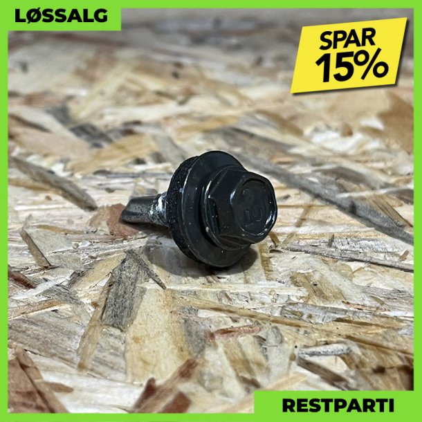Skrue til stlse - 4,8x19 mm - Farmer - RAL 6015 Mrkegrn - 250 stk.