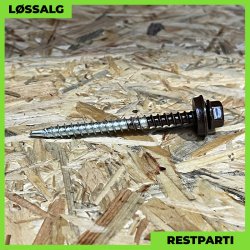 Montageskrue - 4,8x60 mm - Farmer - RAL 8017 Brun - 100 stk.