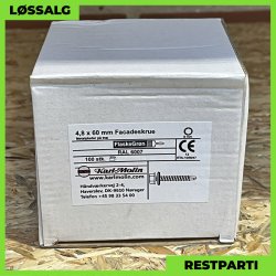 Montageskrue - 4,8x60 mm - Farmer - RAL 6007 Grn - 100 stk.