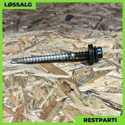 Montageskrue - 4,8x60 mm - Farmer - RAL 6007 Grn - 100 stk.