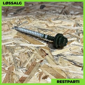 Montageskrue - 4,8x60 mm - Farmer - RAL 6007 Grn - 100 stk.