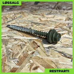 Montageskrue - 4,8x60 mm - Farmer - RAL 6003 Olivengrn - 100 stk.