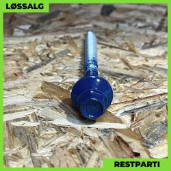 Montageskrue - 4,8x60 mm - Farmer - RAL 5001 Mrkebl - 100 stk.