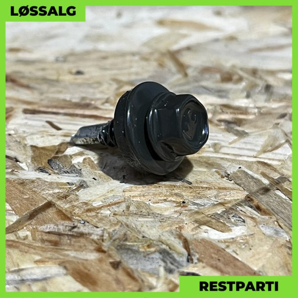 Skrue til stlse - 4,8x19 mm - Farmer - RAL 6015 Mrkegrn - 100 stk.