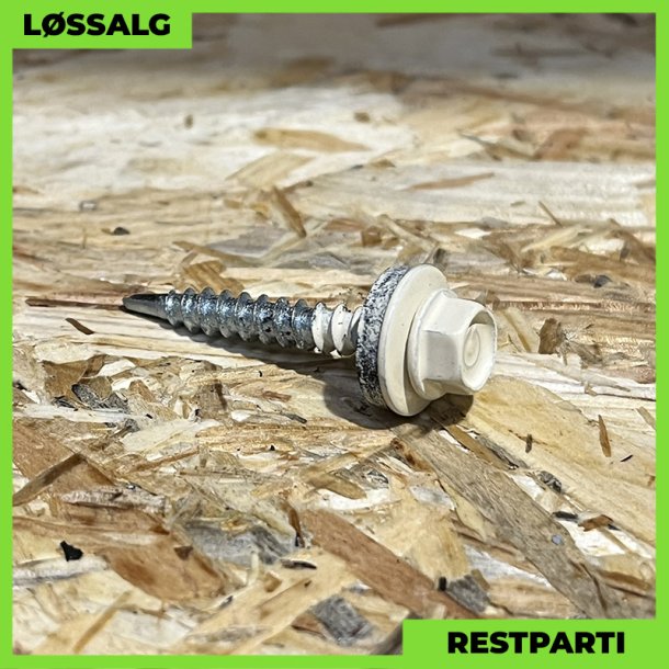 Montageskrue - 4,8x35 mm - Farmer - RAL 1015 Beige - 250 stk.