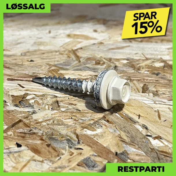 Montageskrue - 4,8x35 mm - Farmer - RAL 1015 Beige - 250 stk.