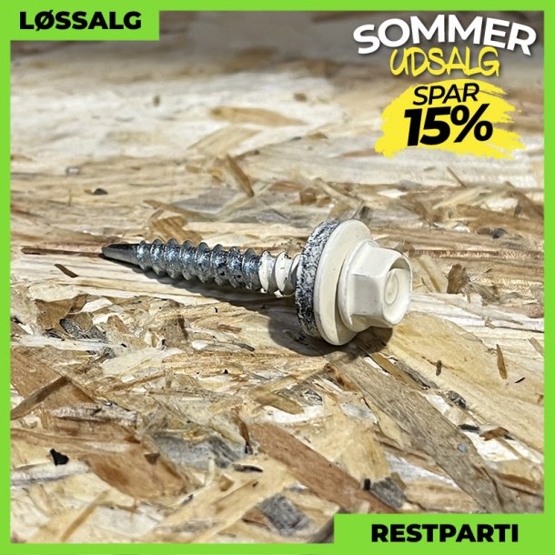 Montageskrue - 4,8x35 mm - Farmer - RAL 1015 Beige - 250 stk.
