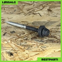 Montageskrue - 4,8x60 mm - Farmer - RAL 7024 Grafitgr - 100 stk.