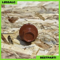 Skrue til stlse - 4,8x19 mm - Farmer - RAL 8004 Teglrd - 100 stk.