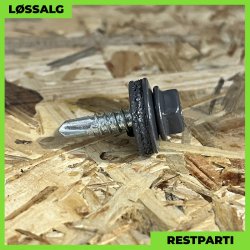 Skrue til stlse - 4,8x19 mm - Farmer - RAL 7024 Grafitgr - 250 stk.