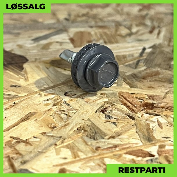 Skrue til stlse - 4,8x19 mm - Farmer - RAL 7024 Grafitgr - 250 stk.