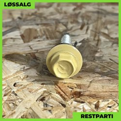 Montageskrue - 4,8x35 mm - Farmer - RAL 1002 Gul - 250 stk.