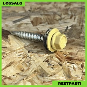 Montageskrue - 4,8x35 mm - Farmer - RAL 1002 Gul - 250 stk.