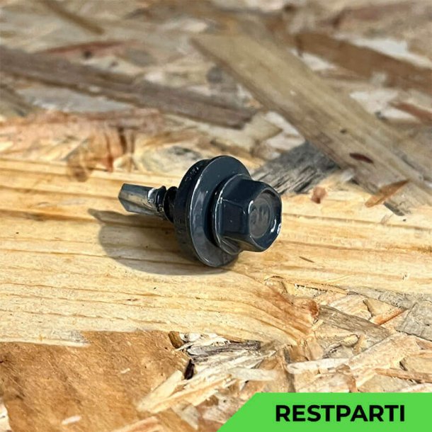 Skrue til stlse - 4,8x19 mm - Farmer - RAL 7016 Antracitgr - 100 stk.