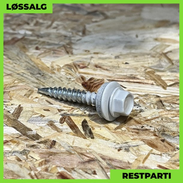 Montageskrue - 4,8x35 mm - Farmer - RAL 7038 Lysegr - 250 stk.