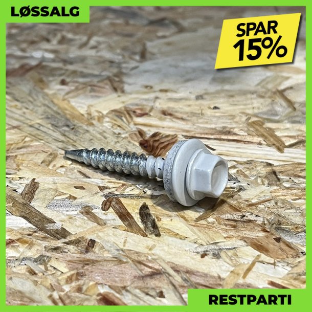 Montageskrue - 4,8x35 mm - Farmer - RAL 7038 Lysegr - 250 stk.