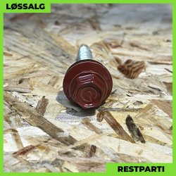 Montageskrue - 4,8x35 mm - Farmer - RAL 3009 Mrkerd - 250 stk.