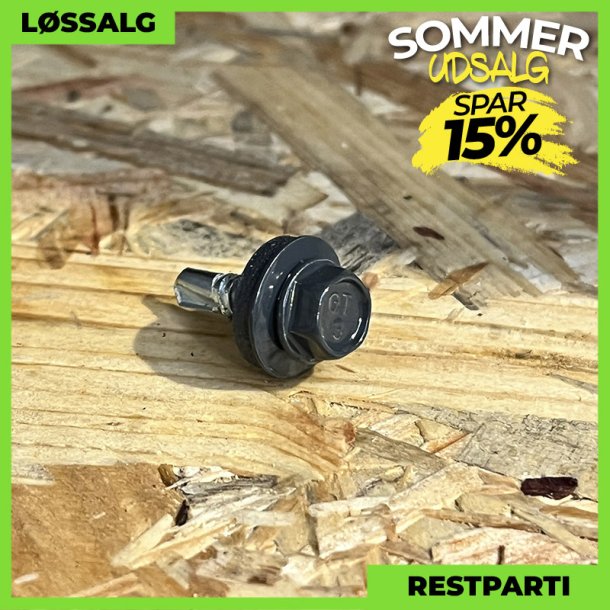 Skrue til stl - 4,8x19 mm - Farmer - RAL 7016 Antracitgr - 250 stk.