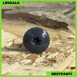 Overlapskrue - 4,8x20 mm - TTAP Torx - RAL 7024 Grafitgr - 100 stk.