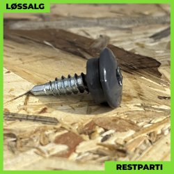 Overlapskrue - 4,8x20 mm - TTAP Torx - RAL 7024 Grafitgr - 100 stk.