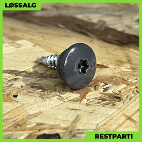 Overlapskrue - 4,8x20 mm - TTAP Torx - RAL 7024 Grafitgr - 100 stk.